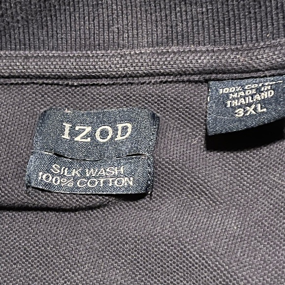 Izod 3 button polo shirt Sz 3XL - Picture 4 of 5